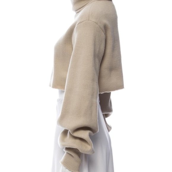 Orseund iris cropped turtleneck sweater - Picture 2 of 3